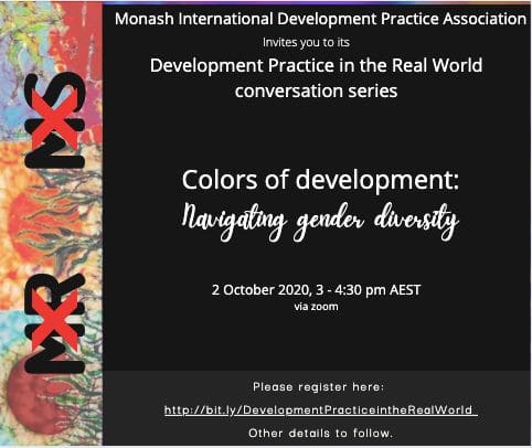 Colour of Development: Navigating Gender Diversity | Development Practice in the Real World Conversation Series