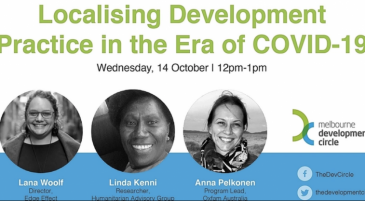 Localising Humanitarian and Development Practice in an era of COVID-19 | Panel Discussion